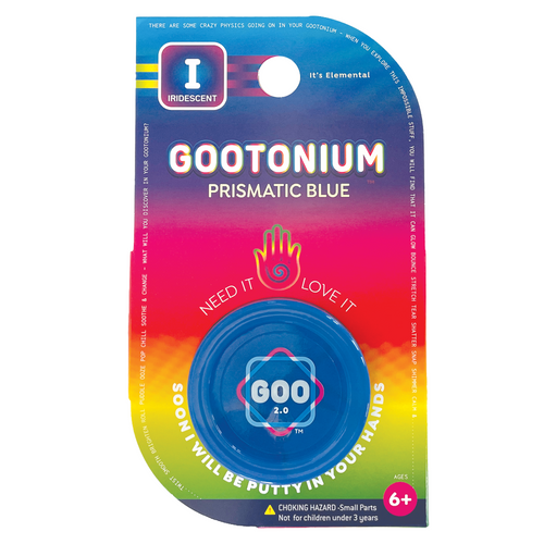 Large Gootonium: Iridescent Blue putty - 50gm