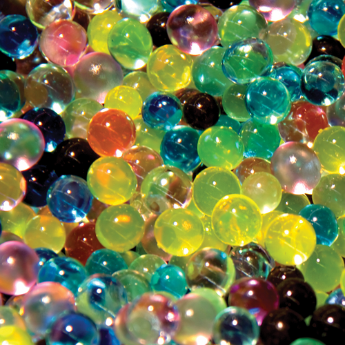 Swell Polymer Multi-Colored Spheres