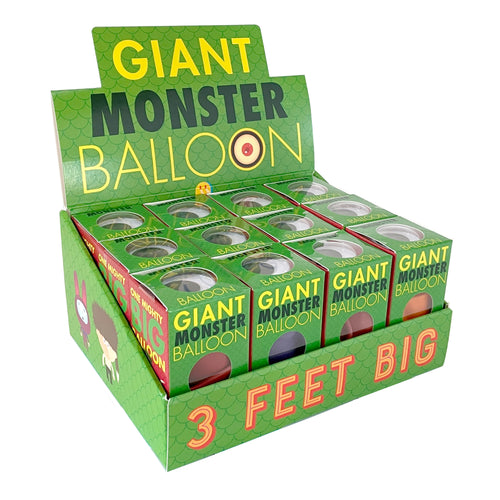 Monster Balloon boxed and with large eye