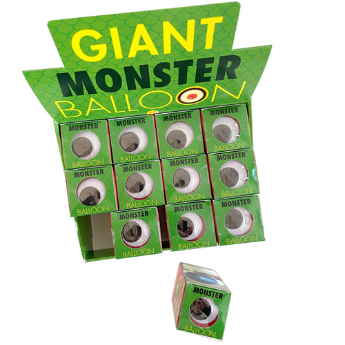 Monster Balloon boxed and with large eye