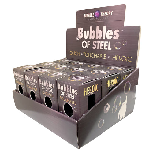 Bubbles of Steel : Touchable and heroic bubbles